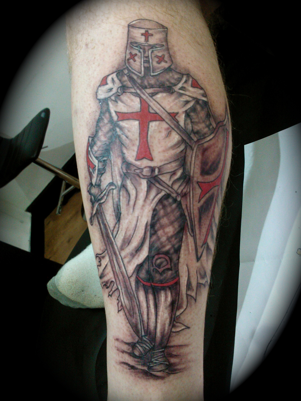 english knight tattoo