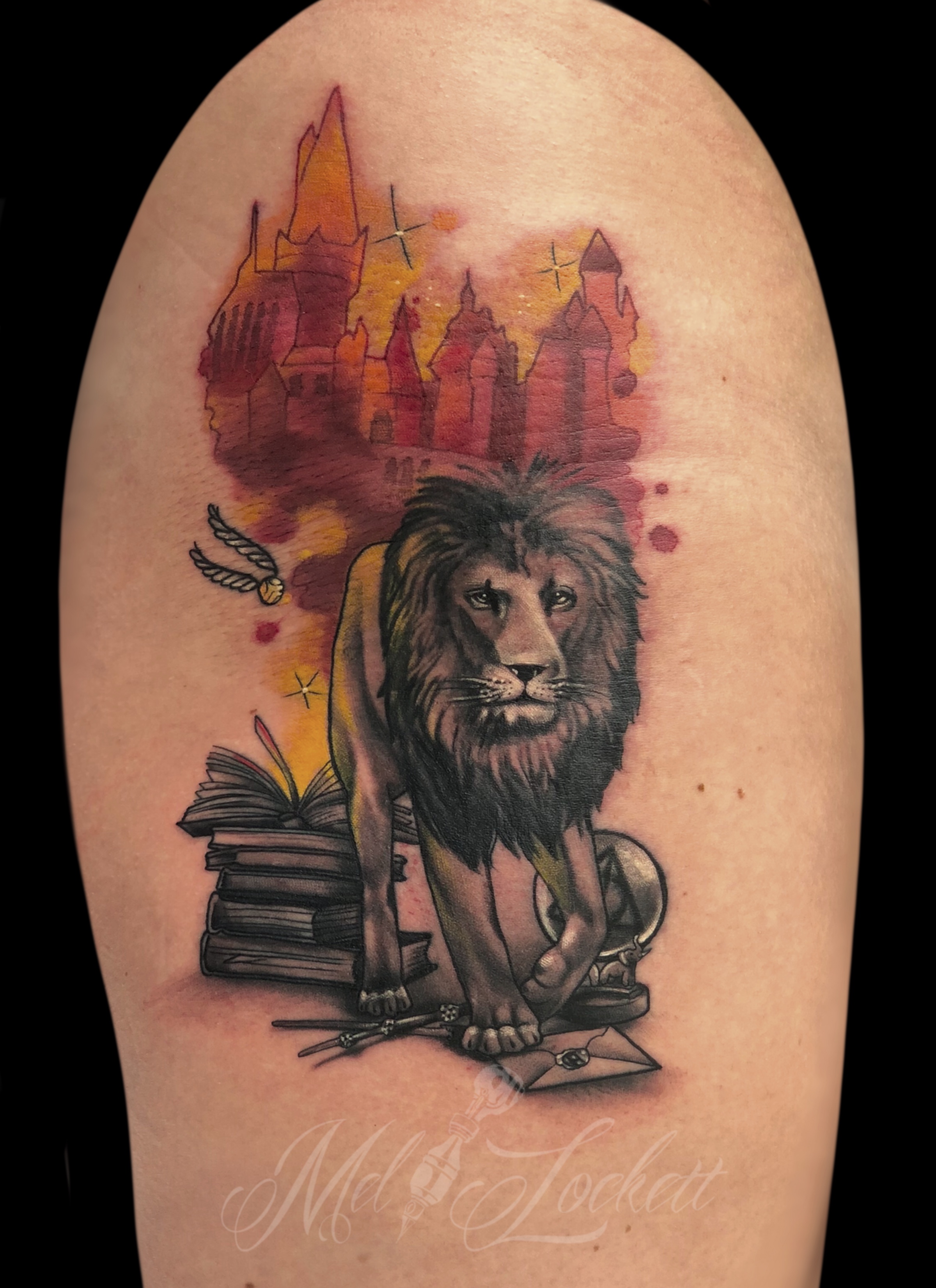 Color Hip Tattoo | Mel K Lockett - TrueArtists