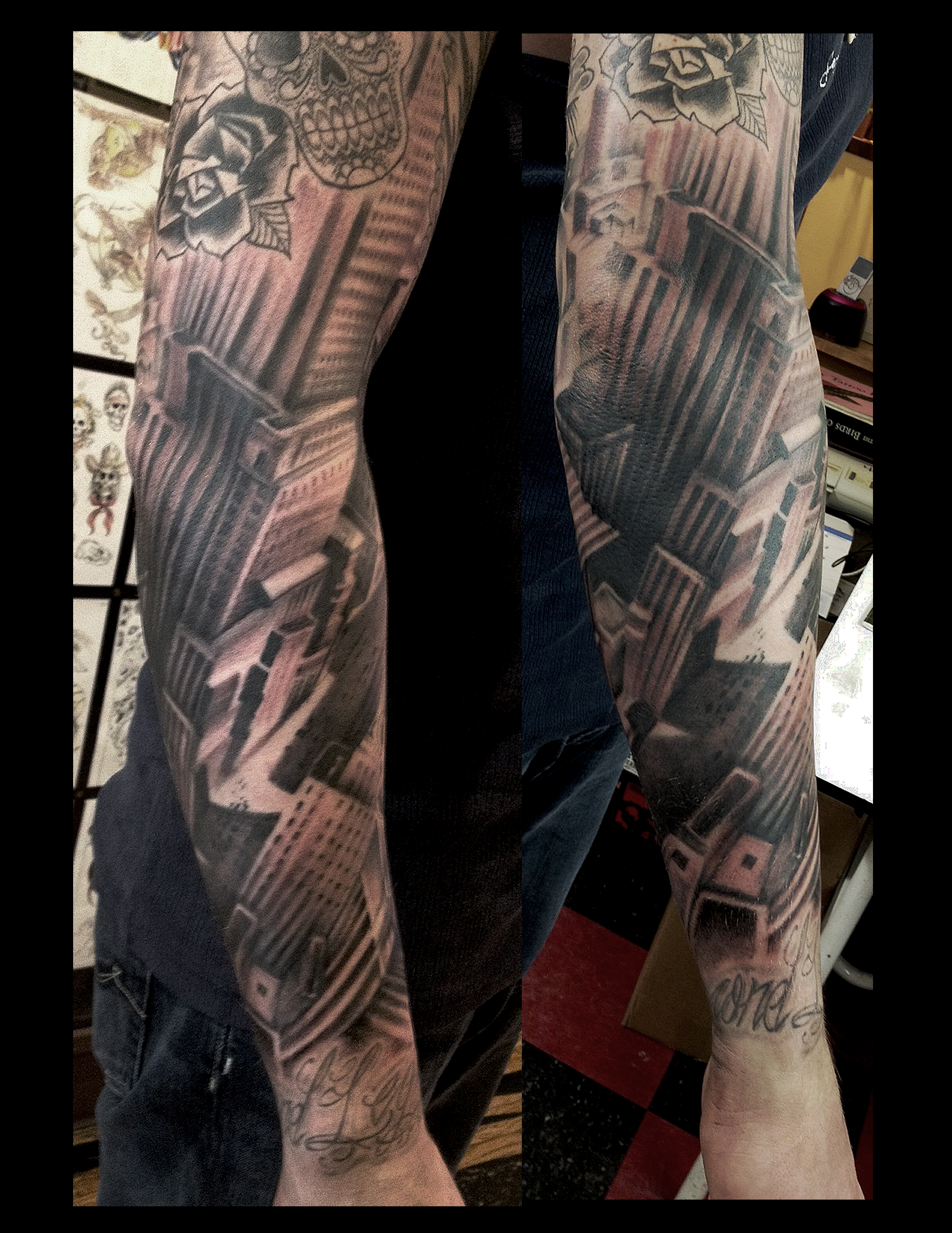 graffiti tattoo sleeve