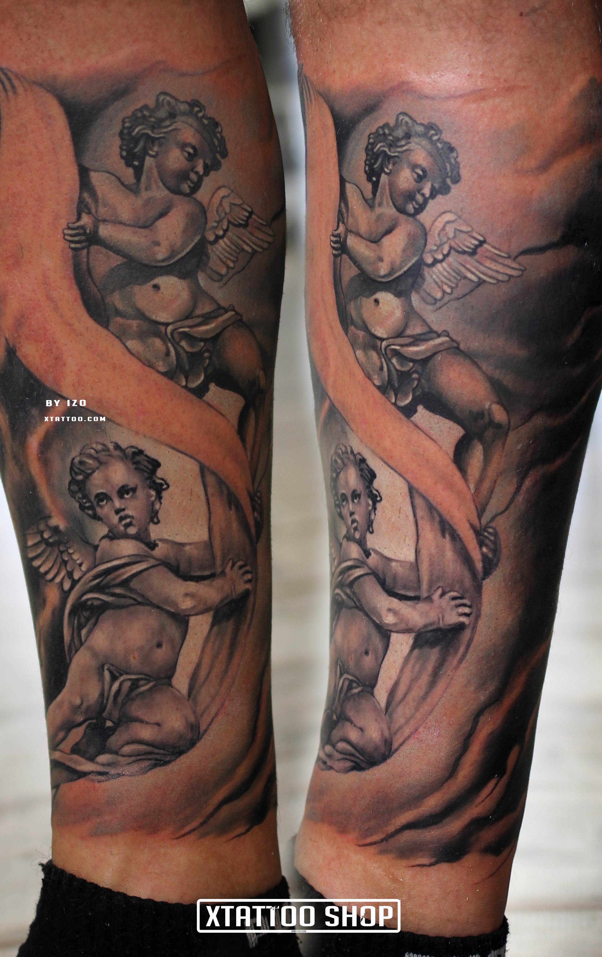 Lower Leg Tattoo - TrueArtists