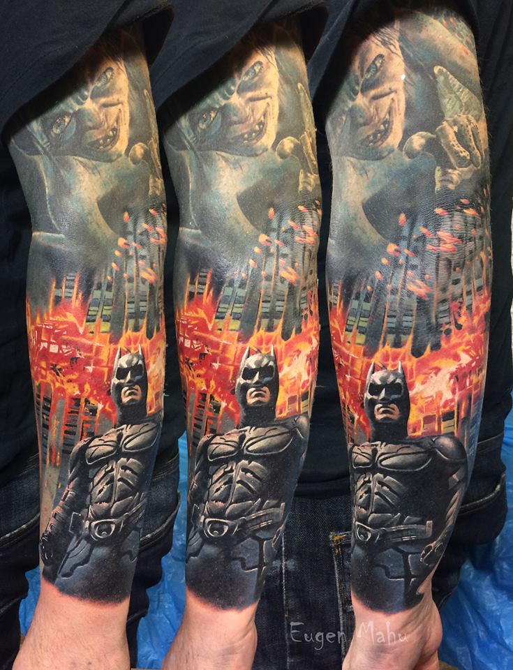 Batman Arm Tattoos