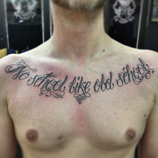 chest tattoos quotes