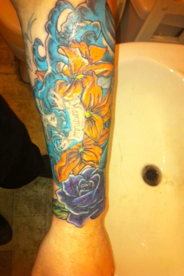 Color Forearm Tattoo Anthony Fields TrueArtists