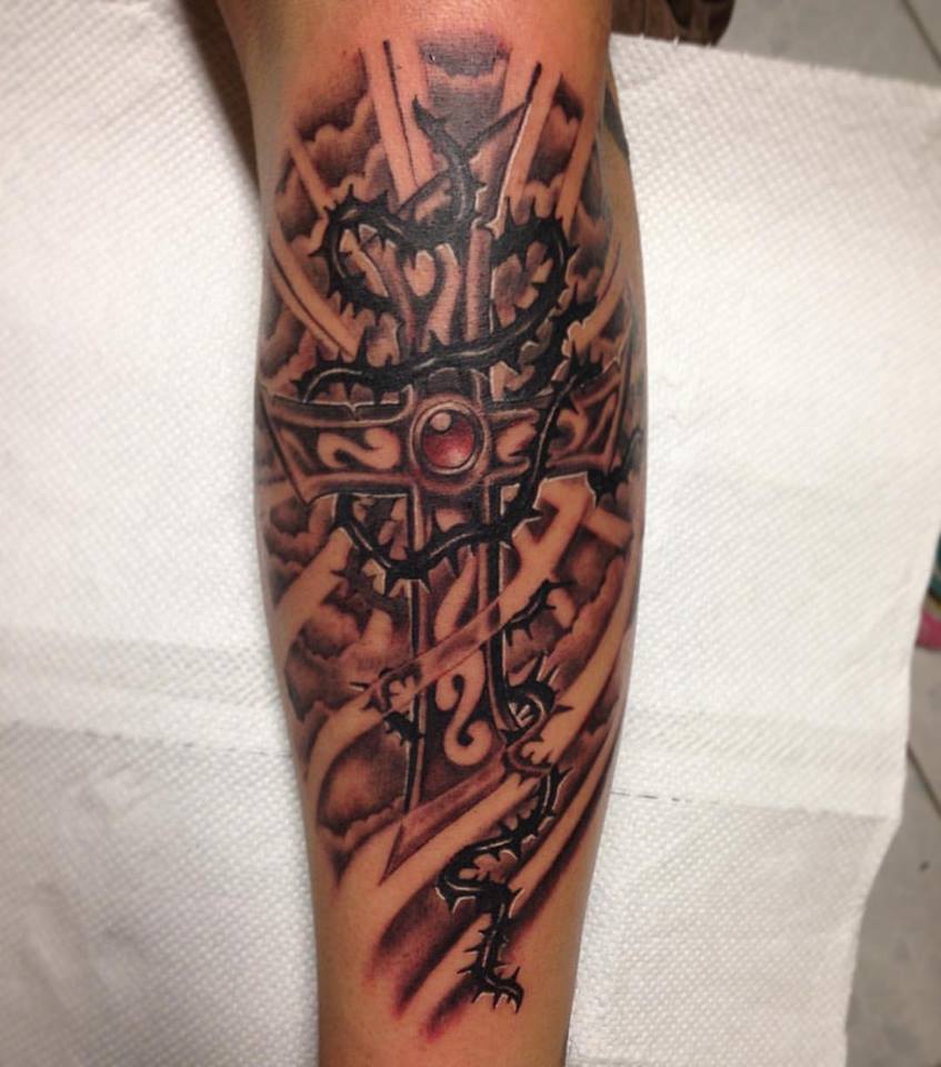 Black & Grey Forearm Tattoo | Julio Rodriguez - TrueArtists