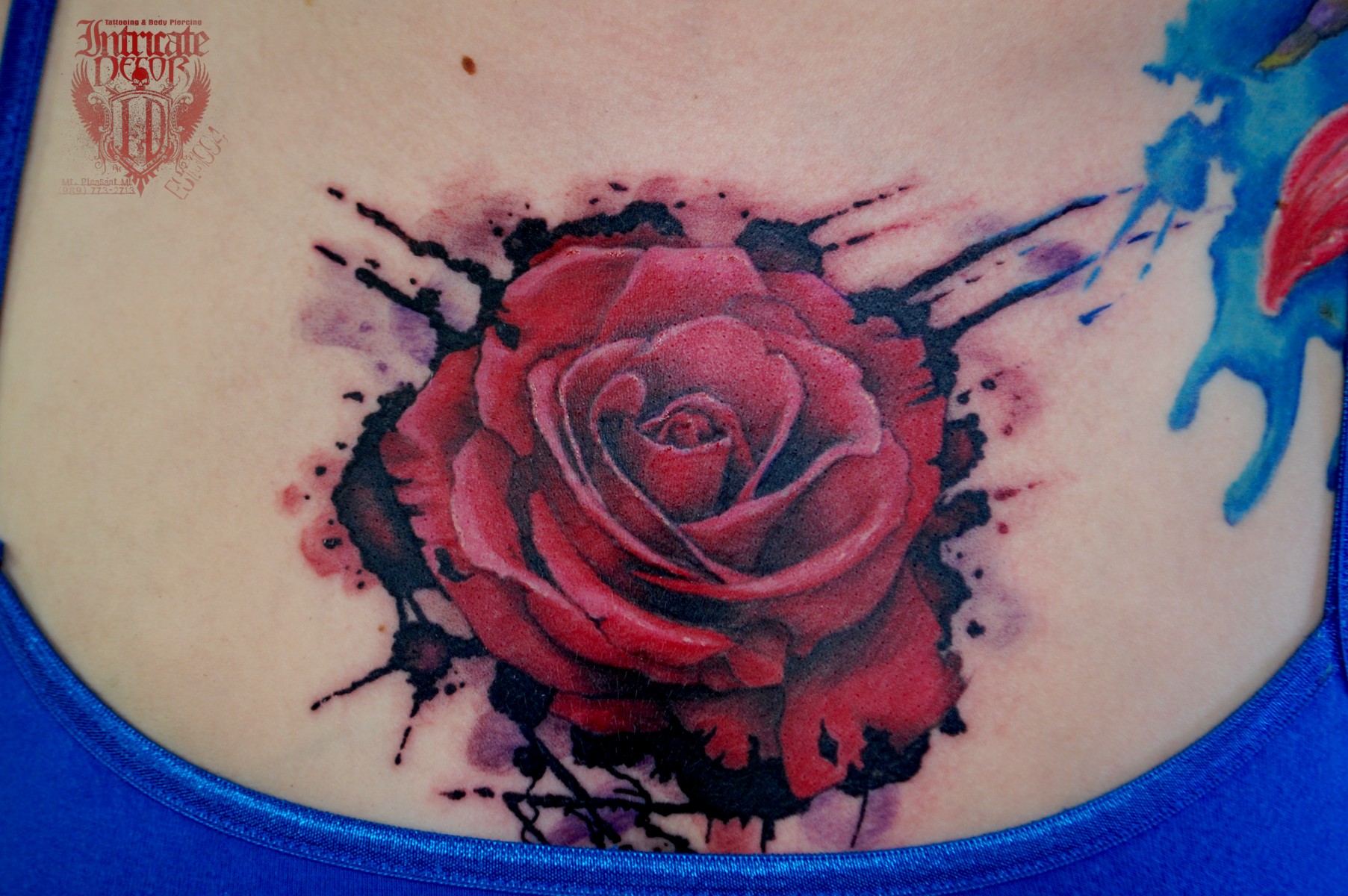 Color Chest Tattoo Jason Rhodes TrueArtists