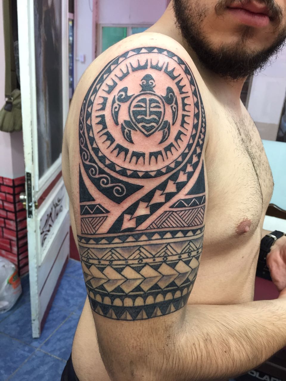 maori tattoo forearm